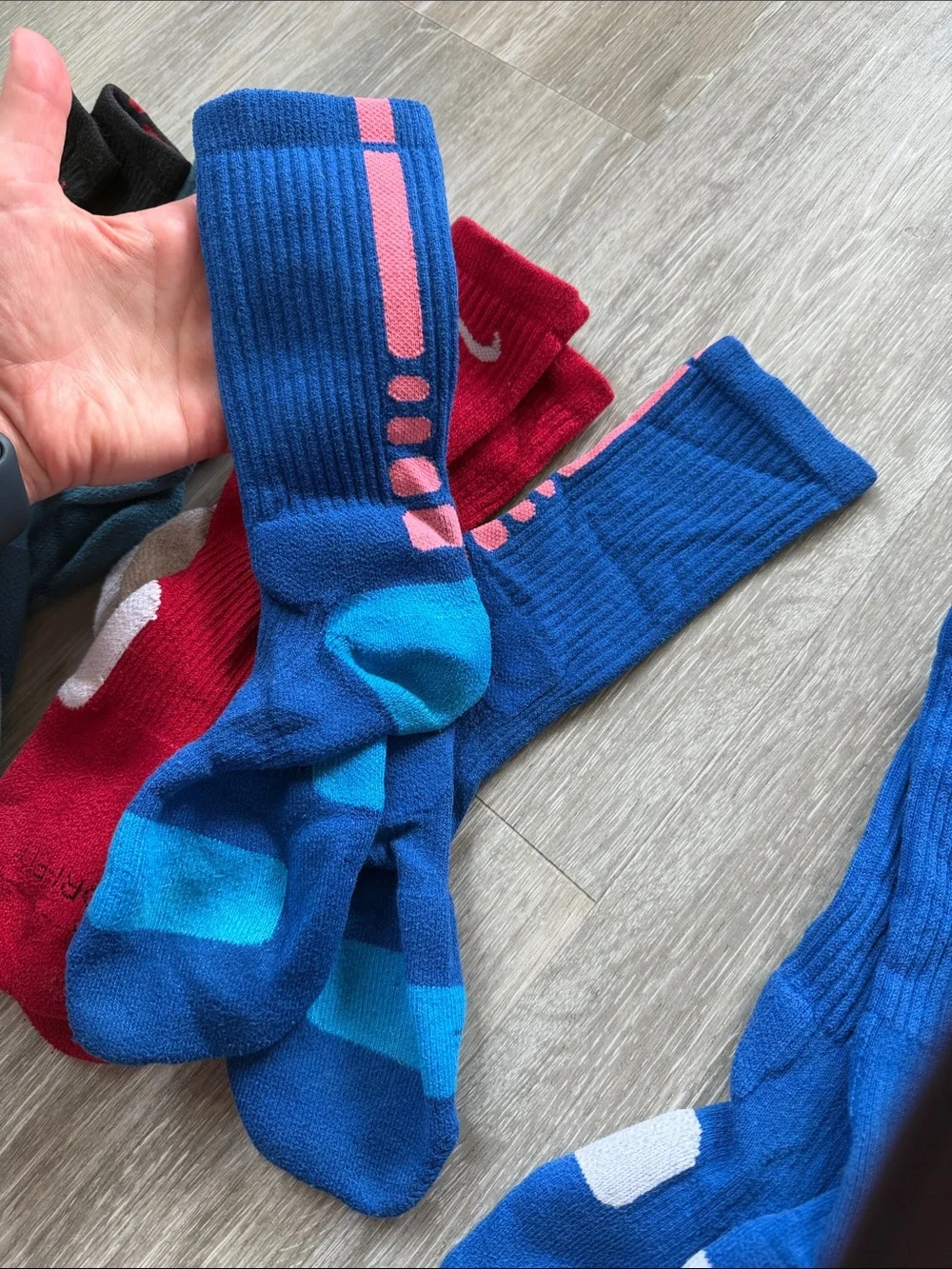 Nike Elite Basketball Crew Socks Lot of 5 Rare OG Colorways Dri-FIT 5 pairs
